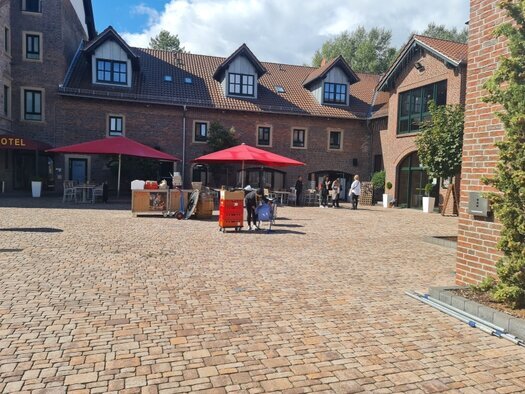 Überblick auf den Platz